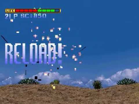 Scène de jeu de Simple 1500 Series Vol. 24: The Gun Shooting sur PS One