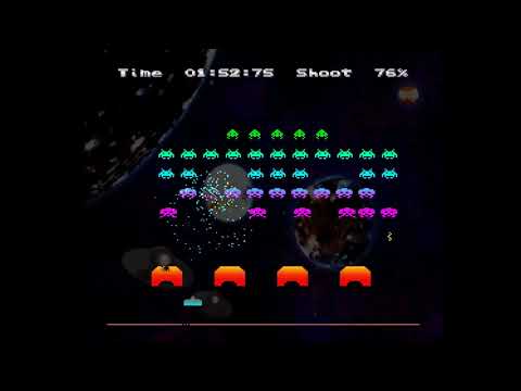Scène de jeu de Simple 1500 Series Vol. 73: The Invaders ~Space Invaders 1500~ sur PS One