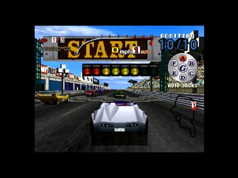 Scène de jeu de Speed Racer sur PS One