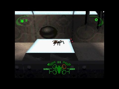Scène de jeu de Spider: The Video Game sur PS One