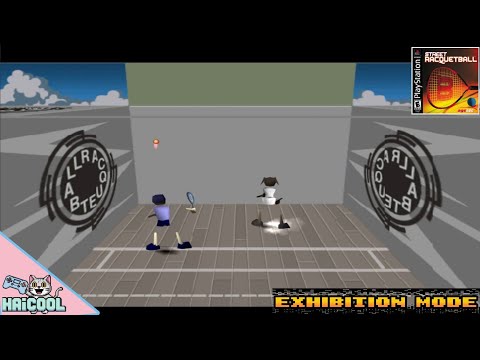 Scène de jeu de Street Racquetball sur PS One