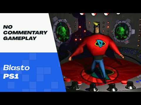 Scène de jeu de Blasto sur PS One