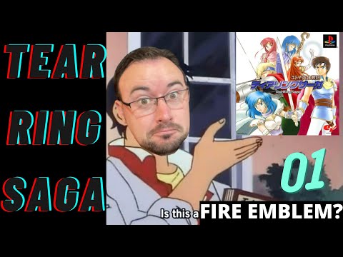 Scène de jeu de Tear Ring Saga sur PS One