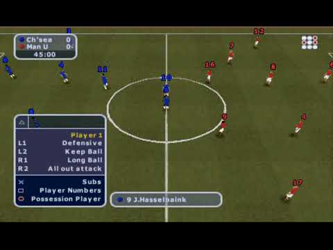 Illustration vidéo de The FA Premier League Football Manager 2001 sur PS One