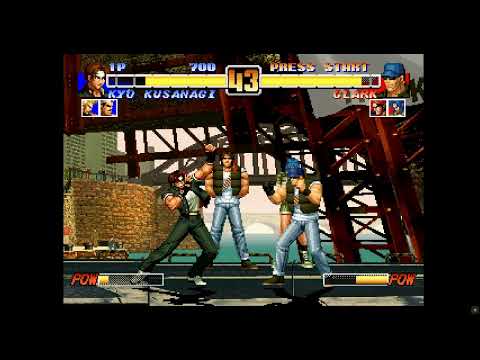 Scène de jeu de The King of Fighters '96 sur PS One