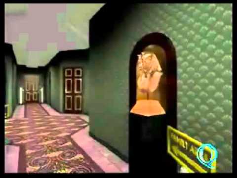 Scène de jeu de The Quaddle Family Mysteries: The Case of the Scarce Scarab Lobby/Kitchen sur PS One