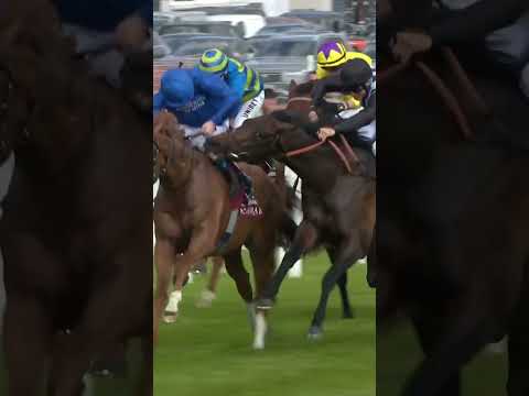 Scène de jeu de Thoroughbred Tatsu no Eikan: The Winning Throughbreds sur PS One