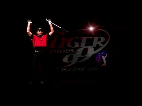 Scène de jeu de Tiger Woods PGA Tour 99 sur PS One