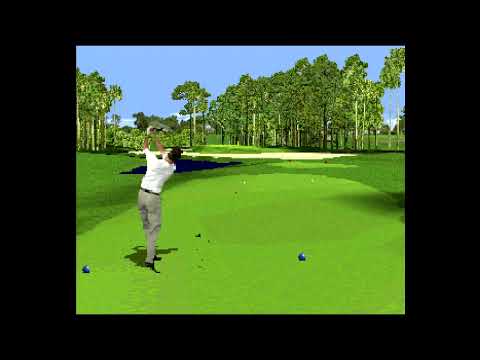Scène de jeu de Tiger Woods PGA Tour Golf sur PS One