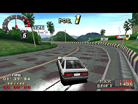 ScĂšne de jeu de Touge Max G sur PS One