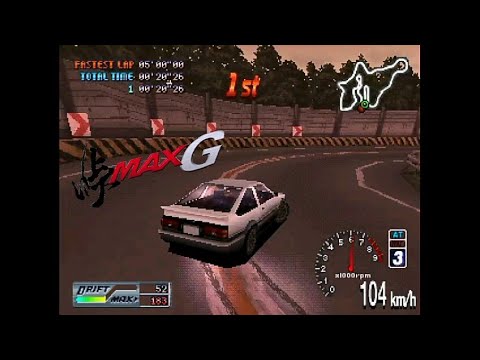 Illustration vidéo de Touge Max G sur PS One