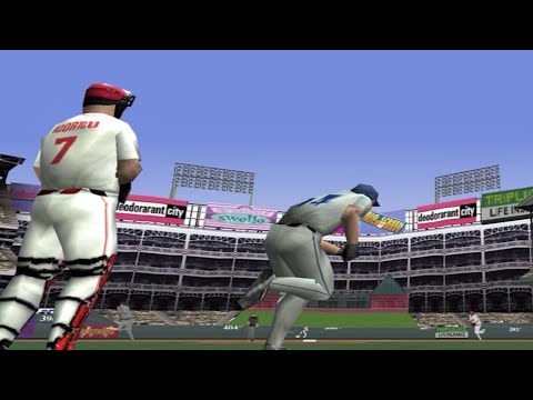 Scène de jeu de Triple Play Baseball sur PS One