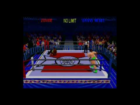 Illustration vidéo de Virtual Pro Wrestling sur PS One