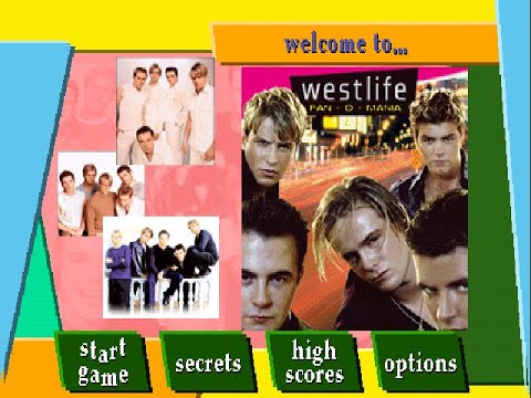 Illustration vidéo de Westlife Fan-O-Mania sur PS One