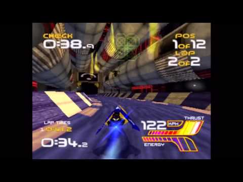 Illustration vidéo de Wipeout sur PS One