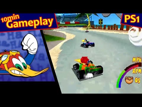Woody Woodpecker Racing sur Playstation