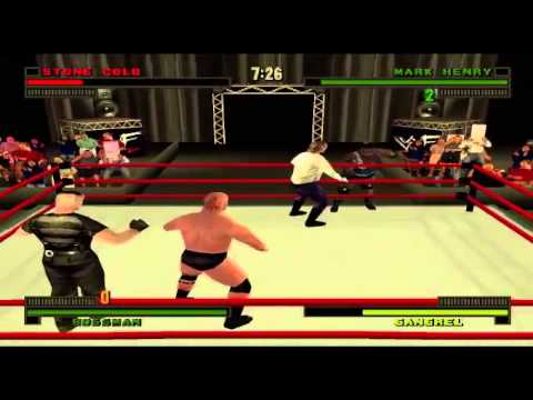 Scène de jeu de WWF Attitude sur PS One