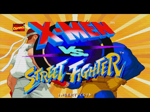 Screen de X-Men vs. Street Fighter sur PS One