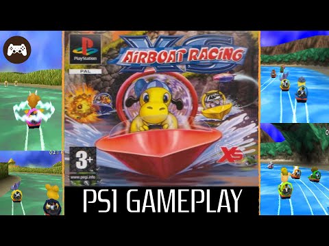 Scène de jeu de XS Airboat Racing sur PS One