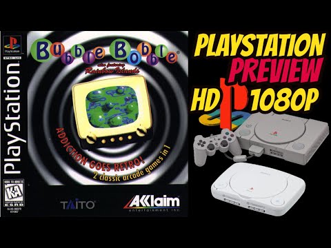 Screen de Bubble Bobble featuring Rainbow Islands sur PS One