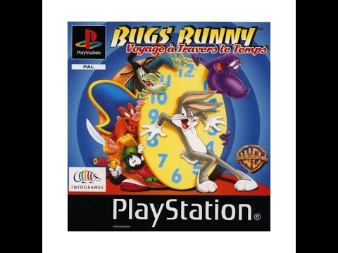 Scène de jeu de Bugs Bunny : Voyage à travers le temps sur PS One