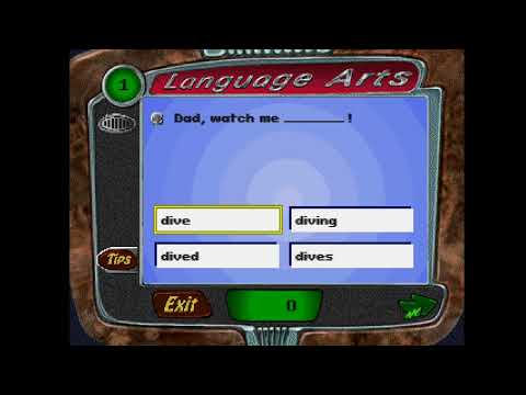Illustration vidéo de Cosmic Cookoff: Language Arts sur PS One
