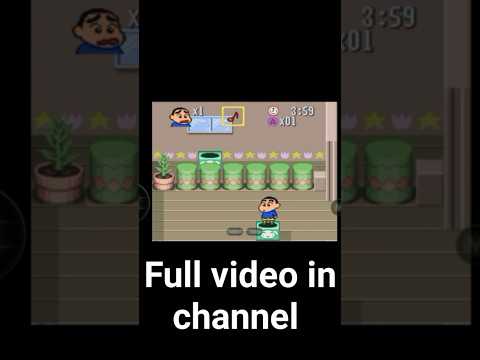 Scène de jeu de Crayon Shin-chan sur PS One