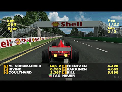 Scène de jeu de Derby Stallion '99 sur PS One