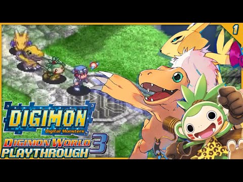 Scène de jeu de Digimon World 2003 sur PS One