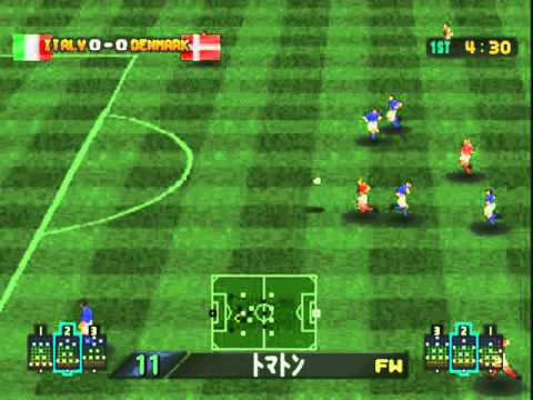 Scène de jeu de Dynamite Soccer 2004 Final sur PS One
