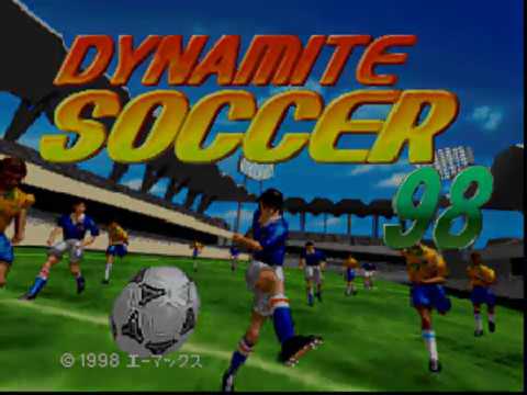 Screen de Dynamite Soccer 98 sur PS One
