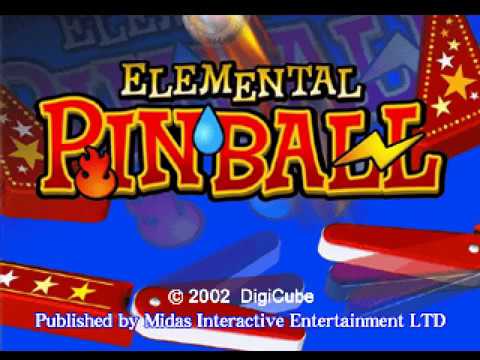 Screen de Elemental Pinball sur PS One