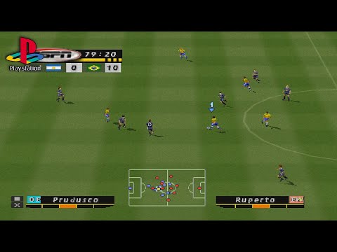 Scène de jeu de ESPN MLS GameNight sur PS One