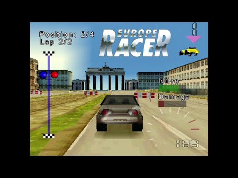 Screen de Europe Racer sur PS One