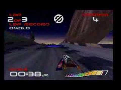 Illustration vidéo de wipEout sur SEGA Saturn