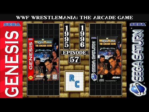 Illustration vidéo de WWF WrestleMania: The Arcade Game sur SEGA Saturn