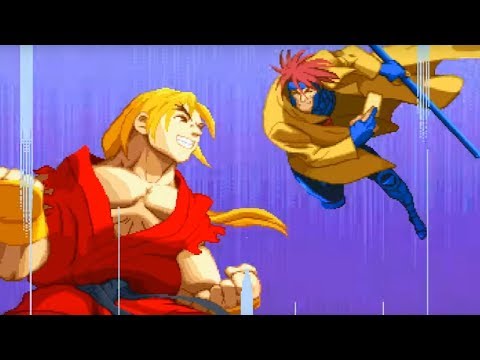 Screen de X-Men vs. Street Fighter sur SEGA Saturn