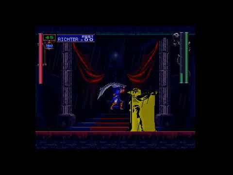 Scène de jeu de Castlevania: Symphony of the Night sur SEGA Saturn