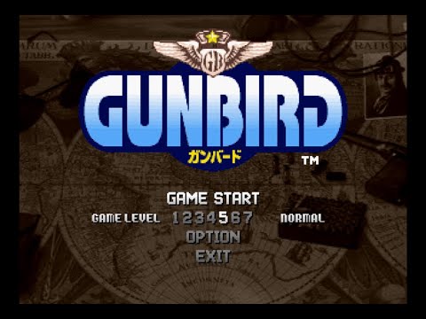 Capture de Gunbird sur SEGA Saturn
