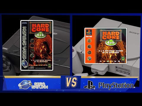 Scène de jeu de Hardcore 4X4 sur SEGA Saturn
