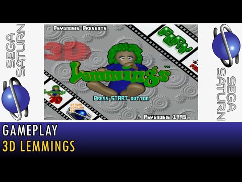 3D Lemmings sur Sega Saturn