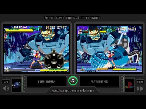 Image du jeu Marvel Super Heroes vs. Street Fighter sur Sega Saturn