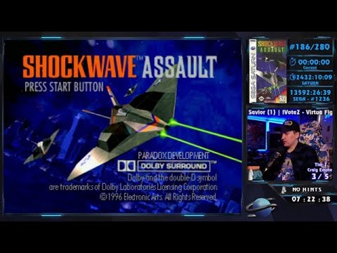 Screen de Shockwave Assault sur SEGA Saturn