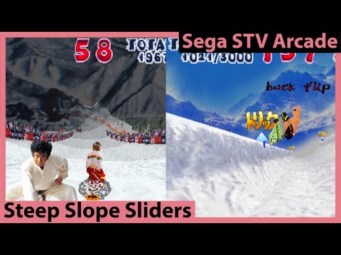 Screen de Steep Slope Sliders sur SEGA Saturn