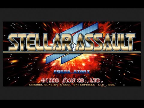 Capture de Stellar Assault SS sur SEGA Saturn