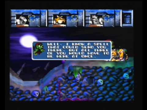 Scène de jeu de The Lost Vikings 2: Norse by Norsewest sur SEGA Saturn