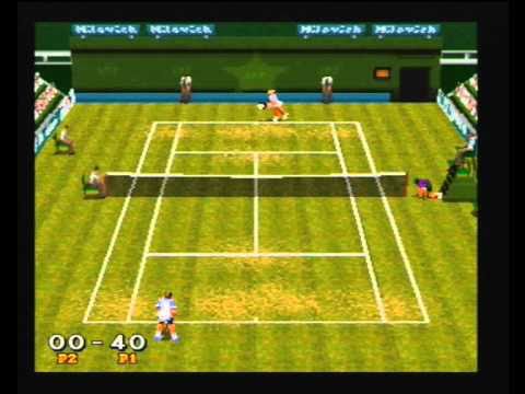 Screen de Break Point Tennis sur SEGA Saturn