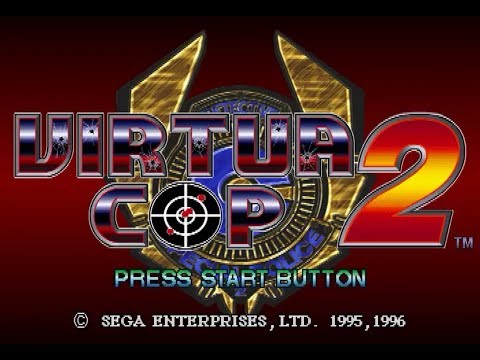 Illustration vidéo de Virtua Cop sur SEGA Saturn