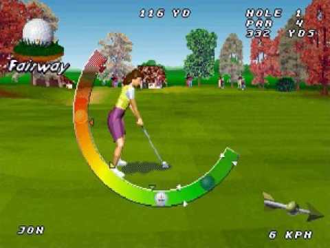 Screen de Virtual Golf sur SEGA Saturn