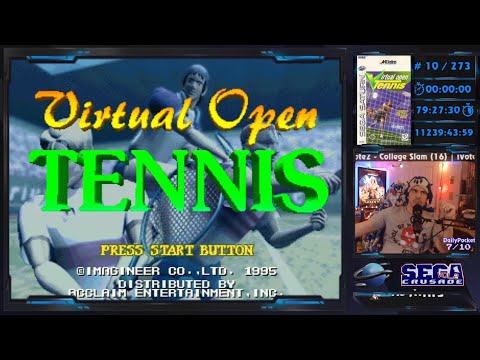 Virtual Open Tennis sur Sega Saturn